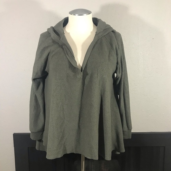 Project Social T Urban Outfitters V-Neck Loose Hem Hoodie size S - Picture 2 of 7